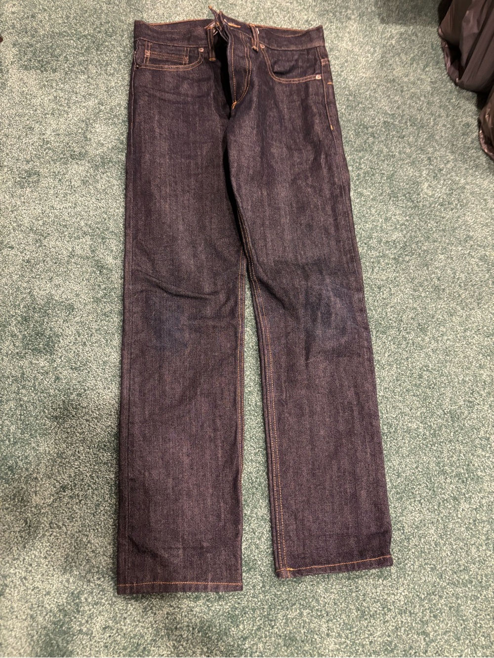 3sixteen ST-100X Men’s Raw Selvedge Denim Jeans Medium Wash Size 31